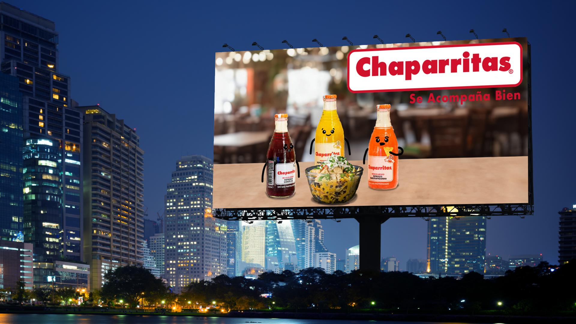 Chaparritas Mexican billboard execution 1