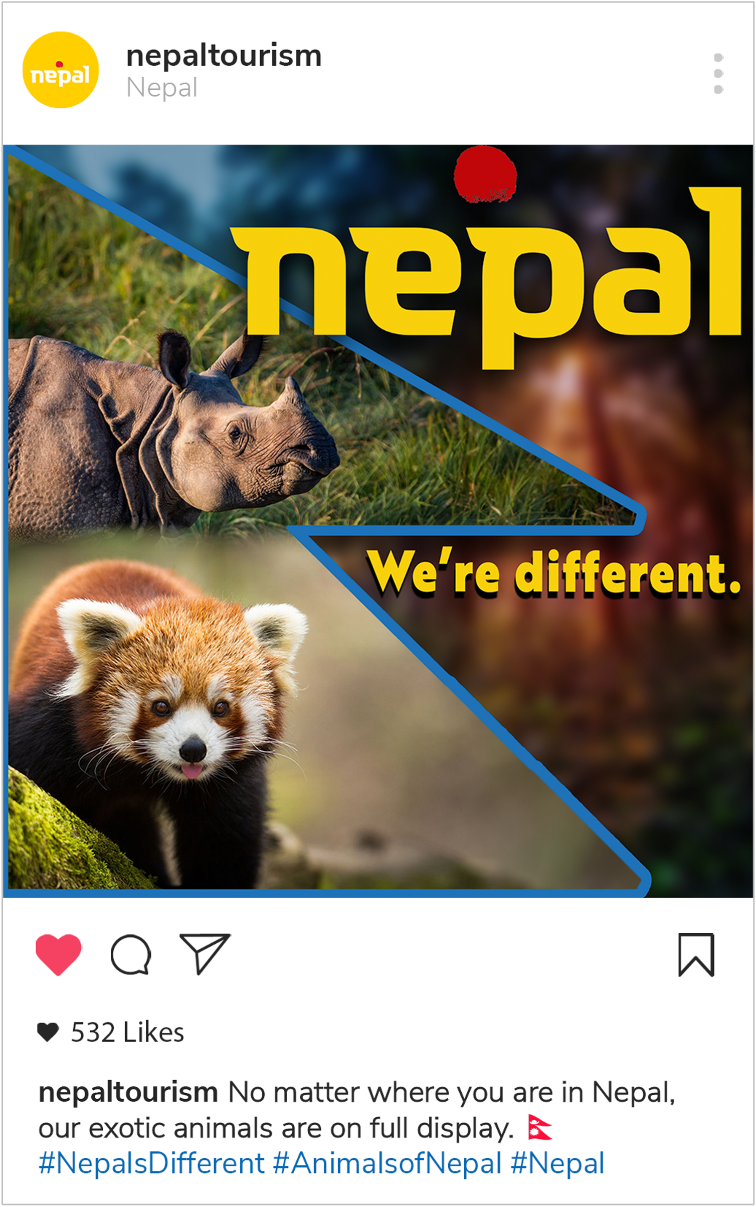 Nepal Tourism campaign execution 1 Instagram mockup